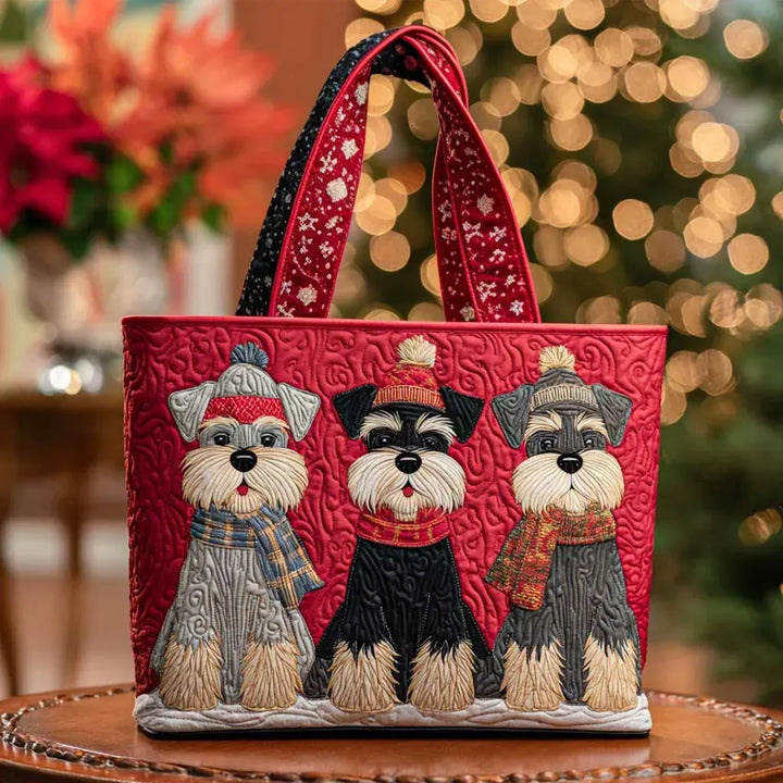 Schnauzer Quilted Bag