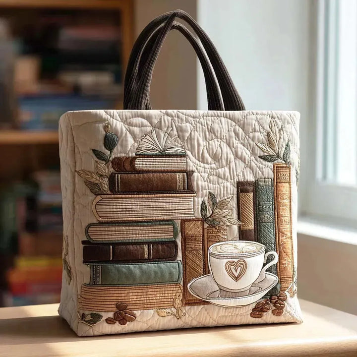 Kapitel Kaffee Gequiltete Tasche