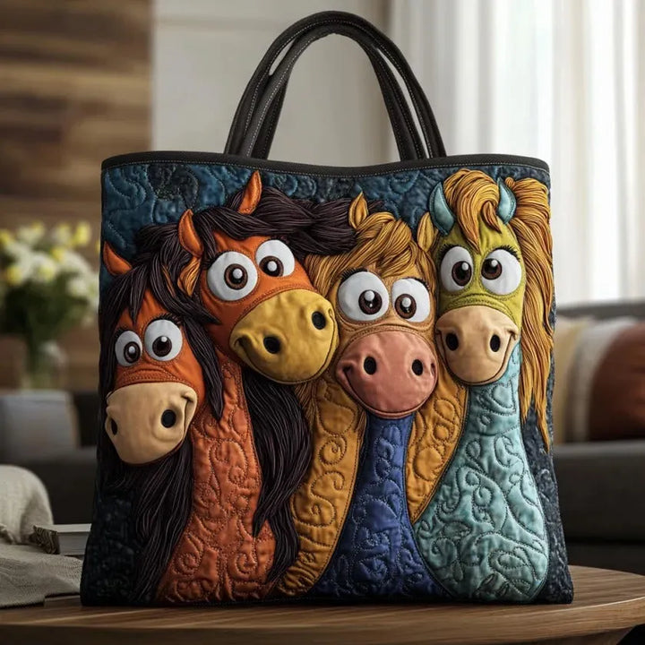 Verspielte Pony Stepp-Tasche