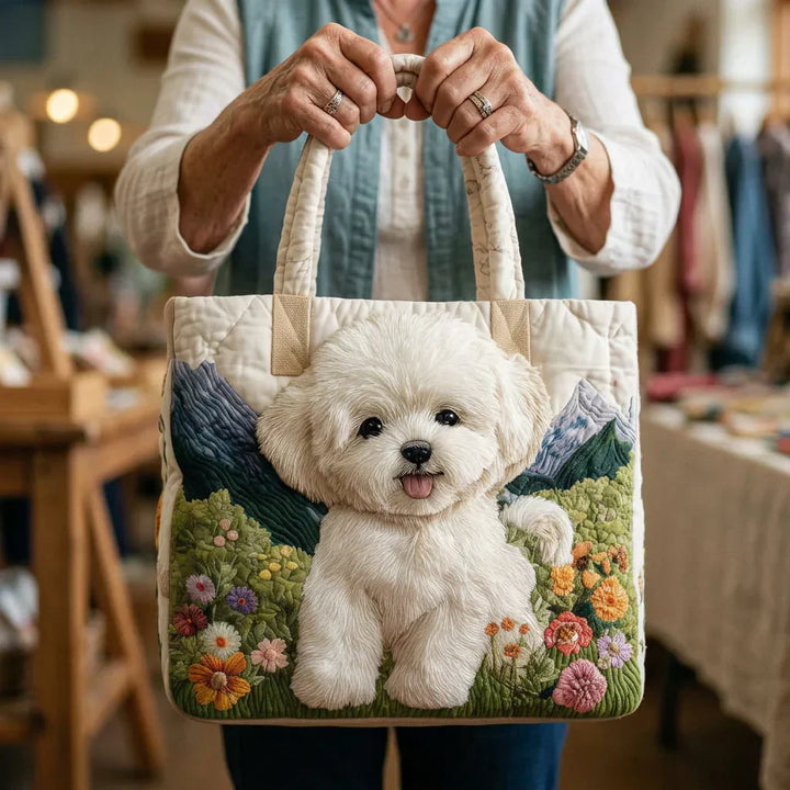 Gequiltete Tasche Magische Hunde