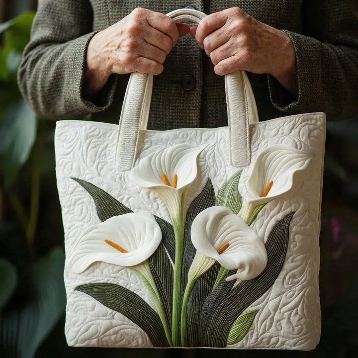 Shell Weiße Gequiltete-Handtasche