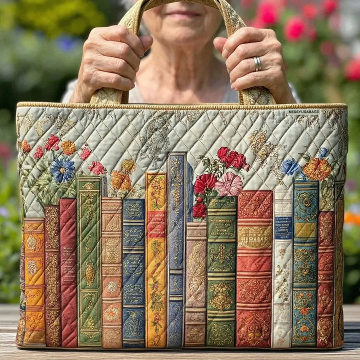 Magische Bibliothek Stepp-Tasche