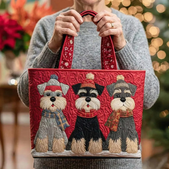 Schnauzer Quilted Bag